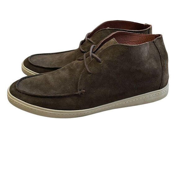 Mercanti Fiorentini RELAX Suede Leather High Top Oxford Shoe Men 12 Brown Brazil main image 9